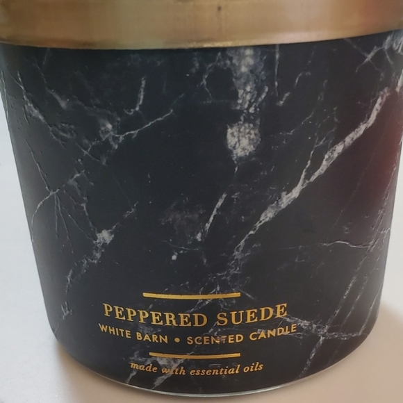 White Barn Accents White Barn Candle Peppered Suede Poshmark